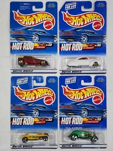 Hot Wheels Hot Rod Magazin Serie Komplettsatz von 4 Autos - Bild 1 von 5