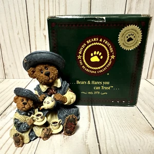 Figura Boyds Bears Catherine y Caitlin Berriweather fina taza de té en caja - Imagen 1 de 10