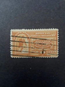 Us Stamp Scott #E3 10 Cent Special Delivery Messenger Postage -SCV $50-Used NG - Picture 1 of 2