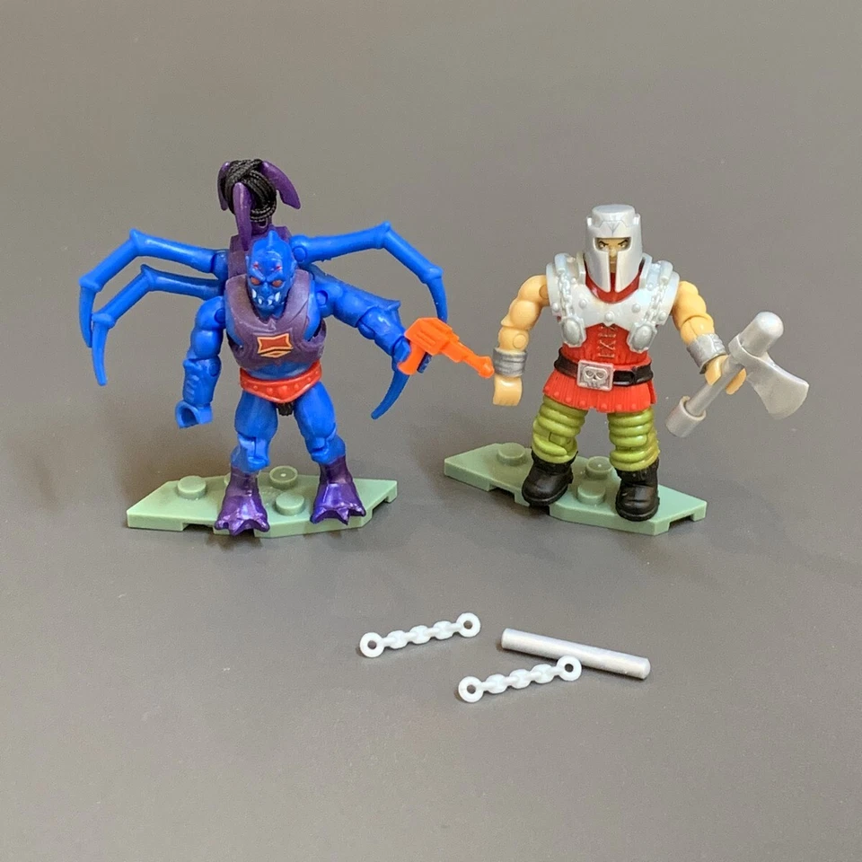 NEW 2 RAM MAN WEBSTOR Mega Masters of The Universe Bloks MOTU HHD16 Figures - Image 1 of 3