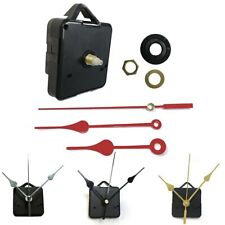 Gold/Silver/Red/Black Long Hand Quartz Clock Movement Kit with Silent Mode