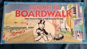 Vintage 1985 Advance to Boardwalk Board Game Parker Brothers Monopoly Complete - Picture 1 of 4