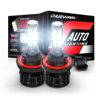 2x Kit de Conversão de Lâmpadas de Farol de LED H13 9008 6000K Ajuste Nissan NV200 2013-2020 - Imagem 1 de 4