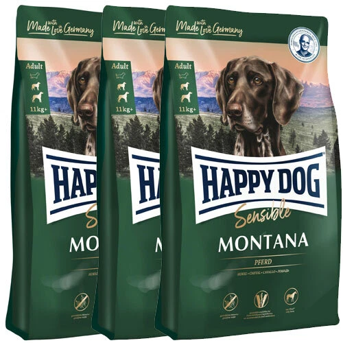 3 x 10 kg Happy Dog Supreme Sensible Montana - Bild 1 von 1