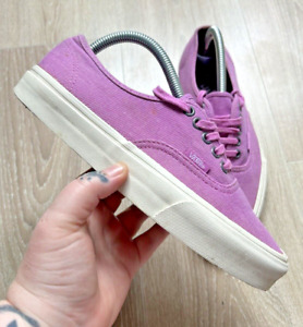 VANS WOMEN'S AUTHENTIC OVERWASHED TRAINERS - RADIANT ORCHID Pink UK 6 Shoes