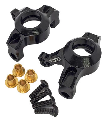 NEW NHX RC Aluminum Front Steering Knuckle for Axial Wraith / RR10 -Black - Image 1 of 4