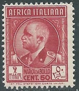 1939 AFRICA ITALIANA MARCA DA BOLLO 50 CENT MNH ** - RA20-3 - Picture 1 of 1