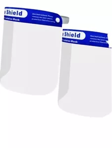 2 Pcs face shield clear visor - Picture 1 of 6