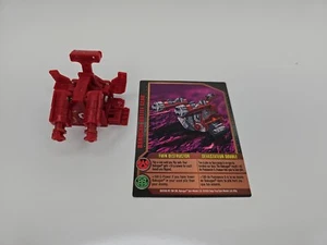 BAKUGAN Twin Destructor 100G Red & Gold GUNDALIAN INVADERS Battle Gear W/ Card - Picture 1 of 12