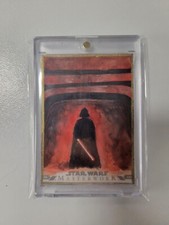 2022 Topps Star Wars Masterwork Darth Vader 1/1 Sketch Card Gold Border