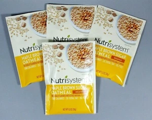4 Nutrisystem Maple Brown Sugar Oatmeal Breakfasts Lstg C - Picture 1 of 3