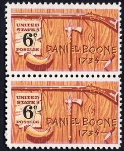 Scott #1357 Daniel Boone Pair of Stamps - MNH - Picture 1 of 1