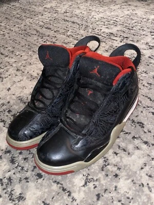 Tênis de basquete esportivo Jordan Dub Zero masculino 12 preto vermelho 311046-013 - veja fotos - Imagem 1 de 4