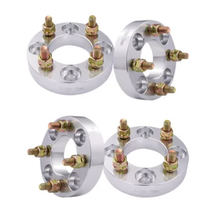 4PCS 4 Stud 25mm 4x114.3 12x1.5 Hubcentric Wheel Spacers Adapters Aluminum Duty - Picture 1 of 12