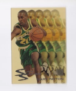 1995-96 Metal Slick Silver #6 Gary Payton Seattle SuperSonics Oregon State - Picture 1 of 2