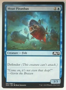 MTG Moat Piranhas Core Set 2020 067/280 Regular Common - Bild 1 von 1