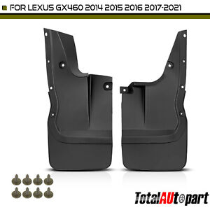 2Pcs Mud Flaps Splash Guards Fender for Lexus GX460 2014-2021 Rear Left & Right