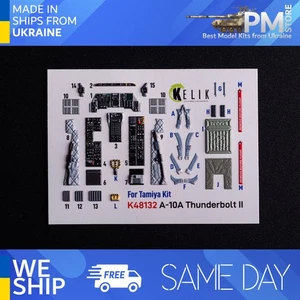 Kelik K48132 1/48 A-10A - Calcomanías interiores 3D para kit Tamiya - Imagen 1 de 5