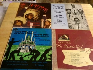 Lot of (4) Deep River Boys 45EPs - (3) HMV; (1) on Waldorf Music Hall w/cvrs - Picture 1 of 1