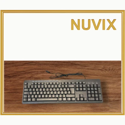 USB Wired Keyboard for PC Laptop  Full Size Budget Friendly PC Keyboard - Image 1 of 3