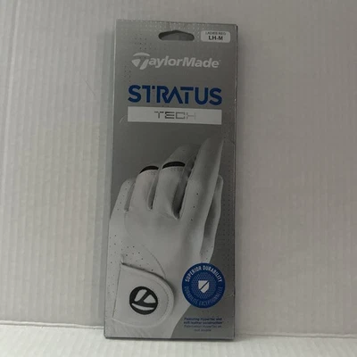 New TaylorMade Stratus Tech Women's Medium Leather Golf Glove For Left Hand  - Image 1 of 2