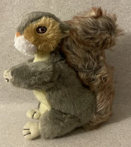 Entzückendes lebensechtes Eichhörnchen Plüschtier Stofftier Flauschiger Schwanz Kuscheltier Charm - Bild 1 von 5