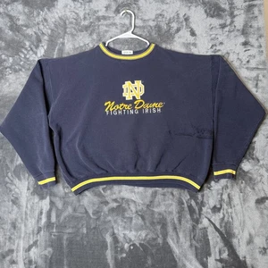 Vintage NCAA Notre Dame Pullover Crewneck Sweater Langarm Gr. XX-Large Boxy - Bild 1 von 7