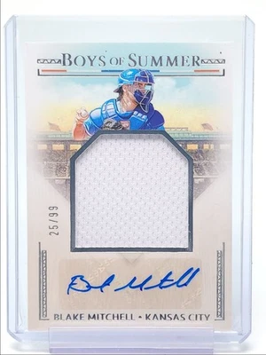BLAKE MITCHELL 2024 BOYS OF SUMMER PATCH AUTOGRAPH AUTO /99 Q4854 - Image 1 of 2