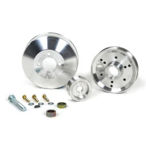 Fits 1996-01 Mustang GT/Cobra 3 Pc Performance Under Drive Pulley (Billet)-1555 - Foto 1 di 10