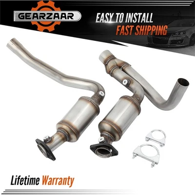 Y Pipe Catalytic Converters Highflow for Dodge Dakota 3.7L & 4.7L 2004 -2010 NEW - Image 1 of 4