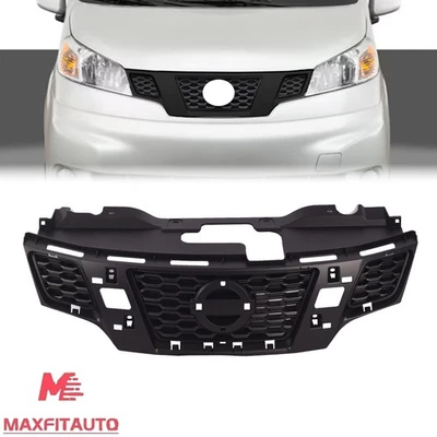 Fits Nissan NV200 2013-2021 Front Upper Grille Insert 623123LM0H Matte Black Foto 1 de 4