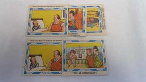 Five Vintage Beer Mat Postcards and miniature tankard - Picture 1 of 8
