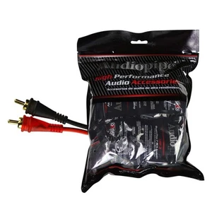 6 ft Frosted AMF RCA Cables (Single) / AP-AMF-6 Audiopipe - Picture 1 of 2