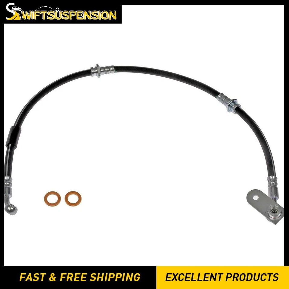 Manguera hidráulica de freno exterior delantero izquierdo Dorman para Chevrolet Tracker 2000 2001 Foto 1 de 3