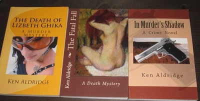 LOT of SIX (6) SIGNED mysteries by Nebraska author KEN ALDRIDGE 1st editions  - Image 1 of 4