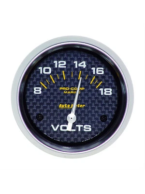 Auto Meter Gauge Speedo 3 3/8 100MPH GPS Marine Carbon Fiber (200636-40) - Image 1 of 4