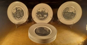 11er Set (DELAWARE) SPODE'S MANSARD 1. Auflage Copeland Teller. - Bild 1 von 20