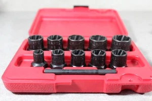 Craftsman Extractor de Pernos y Tuercas Dañados a Tornillo Juego de 11 piezas Hecho en EE. UU. - Imagen 1 de 4