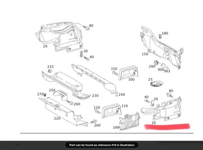 05-11 Mercedes Benz SLK280 SLK300 R171 Rear Trunk Lid Trim Panel A1716900941 - Image 1 of 4