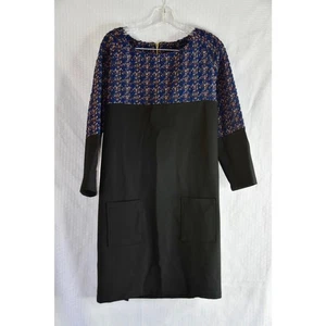 RUTI NAVY AND BLACK BOUCLE TWEED DRESS NEW!!! - Picture 1 of 5