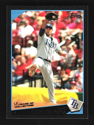 Carlos Pena Tampa Bay Rays 2009 Topps Black #156 SN /58 - Image 1 of 2