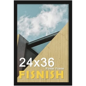24x36 Poster Frame Black, Poster Frames 24 x 36 inches or 24x36 Picture Frame... - Picture 1 of 7