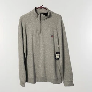 Chaps 1/4 Cremallera Pullover Everyday Polar Gris Hombre’s Sudadera Hombre’s XL Logo Nuevo con Etiquetas - Imagen 1 de 6