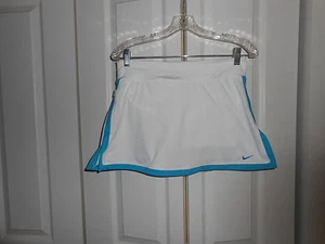 NIKE DRI-FIT---WHITE WITH BLUE TRIM---MEDIUM - Picture 1 of 1