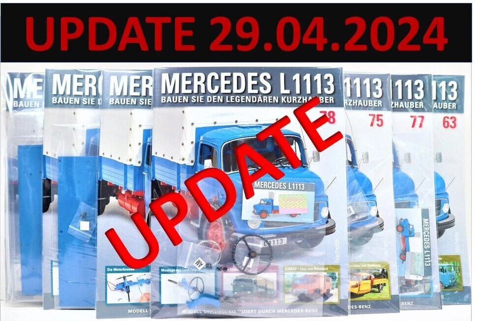 Hachette Mercedes L1113  1:12 div. Ausgaben zur Auswahl 1-150 - Bild 1 von 1