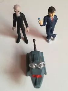 Doctor Dr Who Miniature Tiny Figures - Silent, K9 & 10th Doctor - Picture 1 of 8