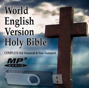 Holy Bible-Audiobook-MP3 USB-World English Version-Christian-Modern Translation - Picture 1 of 3