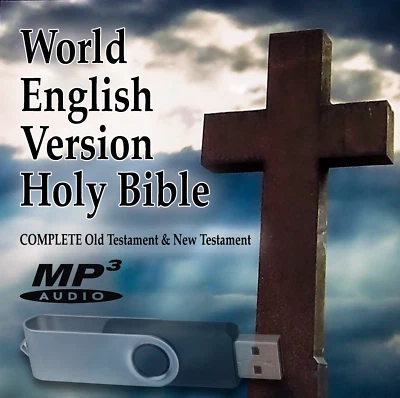 Holy Bible-Audiobook-MP3 USB-World English Version-Christian-Modern Translation - Image 1 of 3