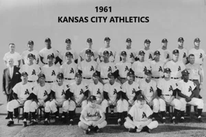 1961 KANSAS CITY ATHLETICS A's 8X10 TEAM PHOTO BASEBALL PICTURE KC MLB - Picture 1 of 1