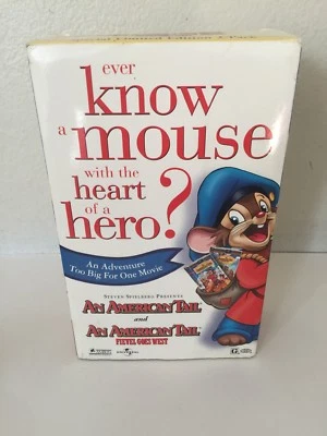 An American Tail 1 & 2 Special Limited Edition VHS (2 pack) Steven Spielberg - Image 1 of 4